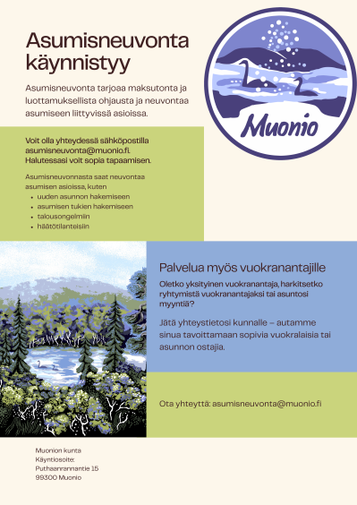 Asumisneuvonta käynnistyy