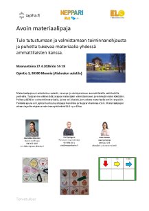 Materiaalipajan mainos