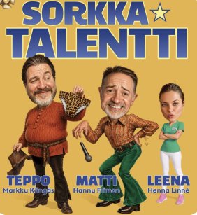 Sorkkatalentti - musiikkikomedia teatteria Oloksella
